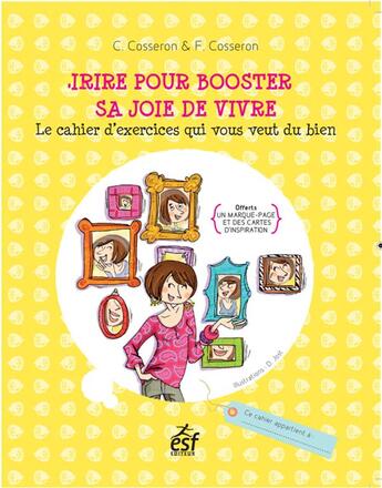 Couverture du livre « Booster sa joie de vivre en riant davantage » de Corinne Cosseron et Frederic Cosseron aux éditions Esf Prisma