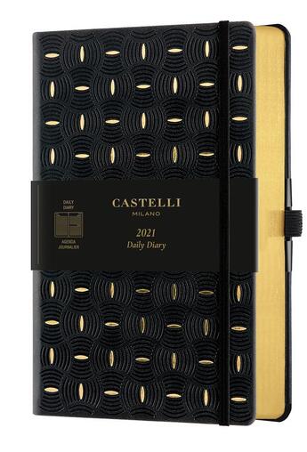 Couverture du livre « Agenda journalier grand format c&g grain riz dore » de Castelli aux éditions Castelli Milano