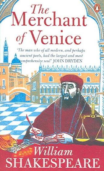 Couverture du livre « The merchant of venice » de William Shakespeare aux éditions Adult Pbs