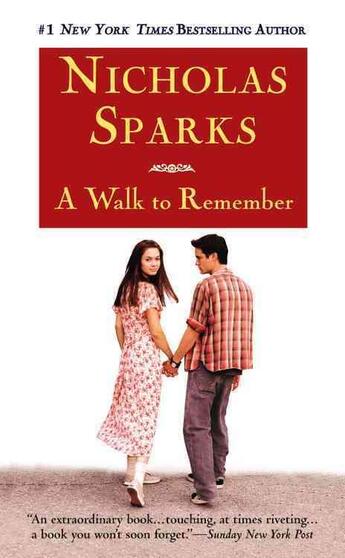 Couverture du livre « A WALK TO REMEMBER » de Nicholas Sparks aux éditions Grand Central