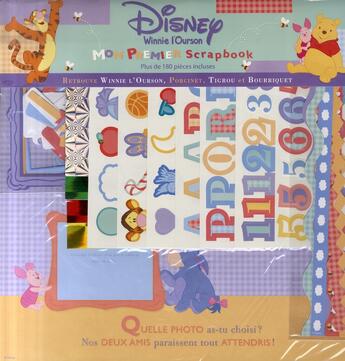 Couverture du livre « Mon premier scrapbook Winnie » de Disney aux éditions Disney Hachette