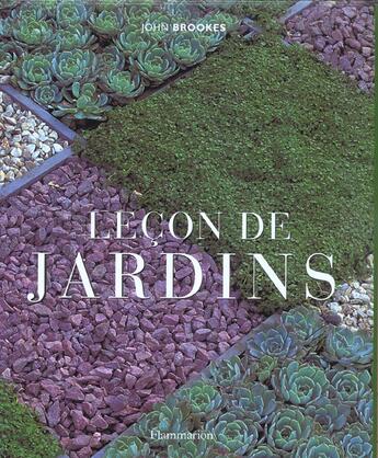 Couverture du livre « Lecon de jardin » de Brookes John aux éditions Flammarion