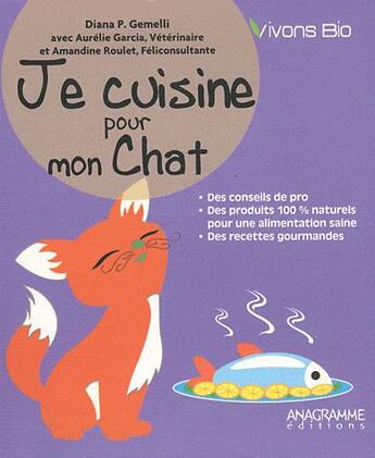 Couverture du livre « Je cuisine pour mon chat » de  aux éditions Anagramme