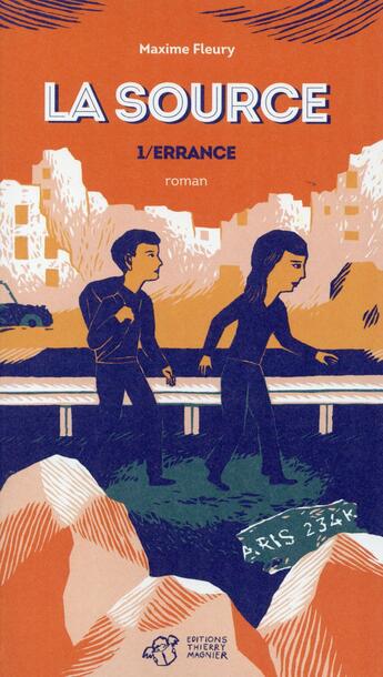 Couverture du livre « La source » de Maxime Fleury aux éditions Thierry Magnier