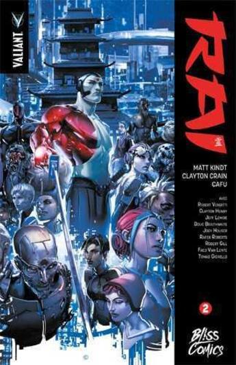 Couverture du livre « Rai : Intégrale vol.2 : 4001 A.D. » de Matt Kindt et Clayton Crain et Collectif aux éditions Bliss Comics