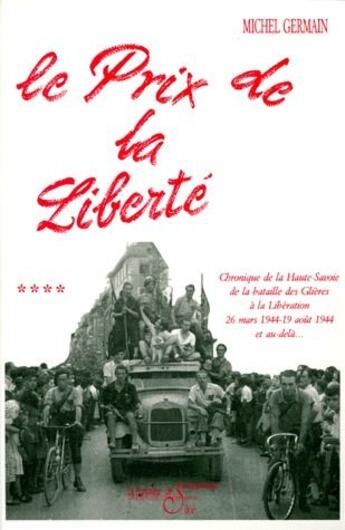 Couverture du livre « Le prix de la liberté » de Michel Germain aux éditions La Fontaine De Siloe