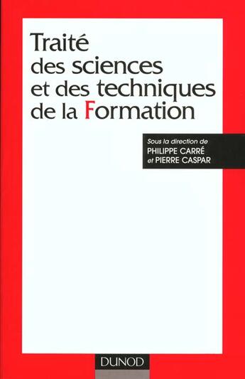 Couverture du livre « Traite des sciences et techniques de la formation » de  aux éditions Dunod