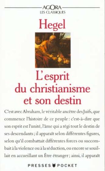 Couverture du livre « Esprit du christianisme et son destin » de  aux éditions Pocket