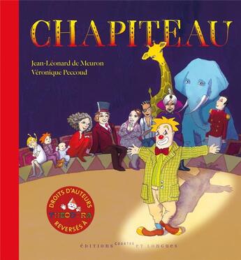 Couverture du livre « Chapiteau » de Jean-Leonard De Meuron et Veronique Peccoud aux éditions Courtes Et Longues