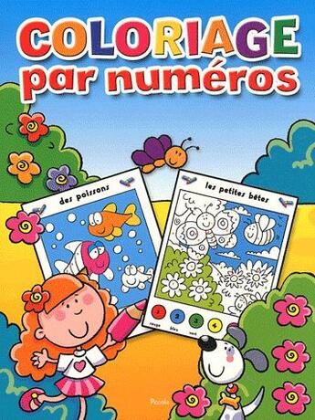 Couverture du livre « Jeux et labyrinthes/coloriage par numeros » de  aux éditions Piccolia