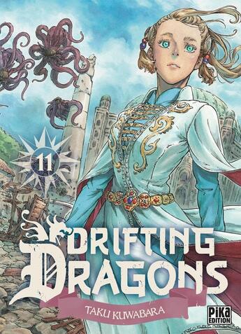 Couverture du livre « Drifting dragons Tome 11 » de Taku Kuwabara aux éditions Pika