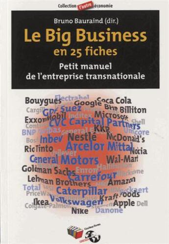 Couverture du livre « Big business en 25 fiches » de Bruno Bauraind aux éditions Couleur Livres