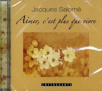 Couverture du livre « Aimer, c'est plus que vivre (cd) » de Salome aux éditions Stanke Alexandre