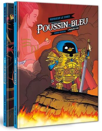 Couverture du livre « Poussin-Bleu : Tome 1 et Tome 2 » de Monsieur Le Chien aux éditions Fluide Glacial