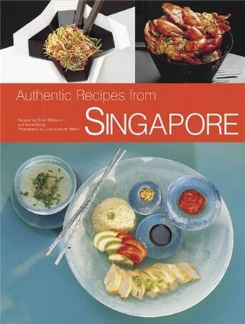 Couverture du livre « Authentic recipes from singapore » de Wibisono Djoko aux éditions Tuttle