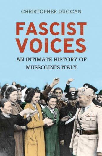 Couverture du livre « Fascist Voices » de Christopher Duggan aux éditions Random House Digital