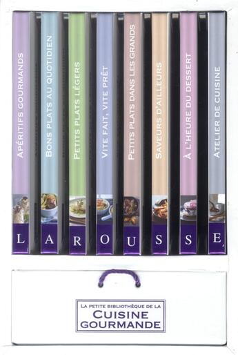 Couverture du livre « La petite bibliothèque de la cuisine gourmande » de  aux éditions Larousse