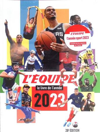 Couverture du livre « L'Équipe, le livre de l'année (édition 2023) » de L'Equipe aux éditions Solar