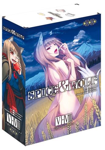 Couverture du livre « Spice & wolf : coffret Tomes 5 à 8 » de Isuna Hasekura et Keito Koume et Jyuu Ayakura aux éditions Ototo