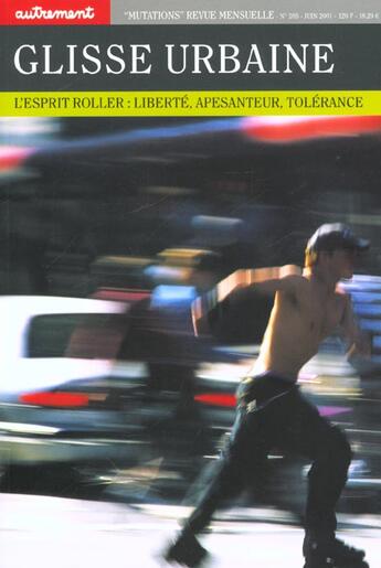 Couverture du livre « Glisse urbaine » de Alain Loret et Anne-Marie Waser aux éditions Autrement