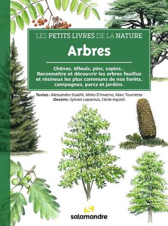 Couverture du livre « Arbres » de Sylvain Leparoux et Alessandro Staehli et Mirko D'Inverno et Marc Tourrette et Cecile Aquisti aux éditions Editions De La Salamandre