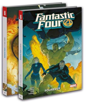 Couverture du livre « Fantastic Four : t.1 et t.2 » de Dan Slott et Sara Pichelli et Aaron Kuder et Gail Simone aux éditions Panini