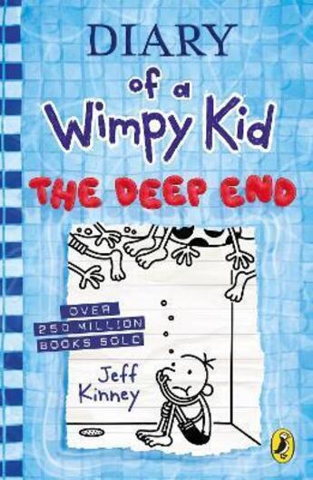 Couverture du livre « THE DEEP END - THE DIARY OF A WIMPY KID » de Jeff Kinney aux éditions Penguin