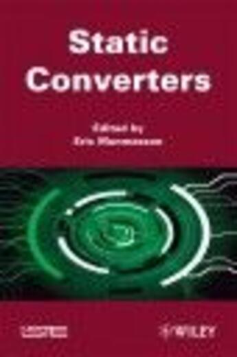 Couverture du livre « Static converters » de Monmasson aux éditions Iste