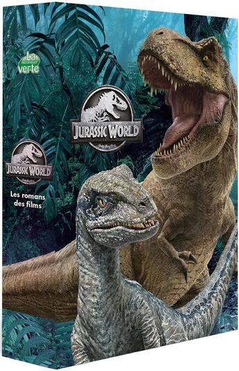 Couverture du livre « Films bb verte 10-12 - coffret jurassic world - les romans des films » de Universal Studios aux éditions Hachette Jeunesse