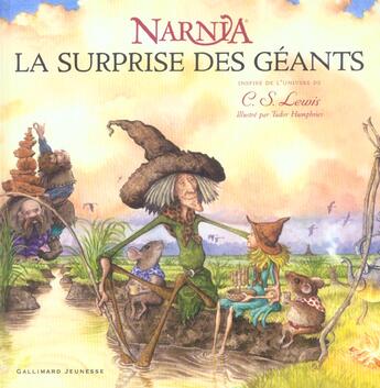 Couverture du livre « La surprise des geants » de Oram/Humphries/Lewis aux éditions Gallimard-jeunesse