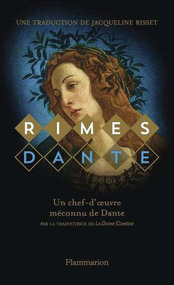 Couverture du livre « Rimes ; un chef-d'oeuvre méconnu de Dante » de Dante Alighieri aux éditions Flammarion