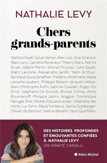 Couverture du livre « Chers grands-parents » de Nathalie Levy aux éditions Albin Michel