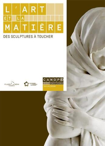 Couverture du livre « L'art et la matière ; des sculptures à toucher » de  aux éditions Reseau Canope