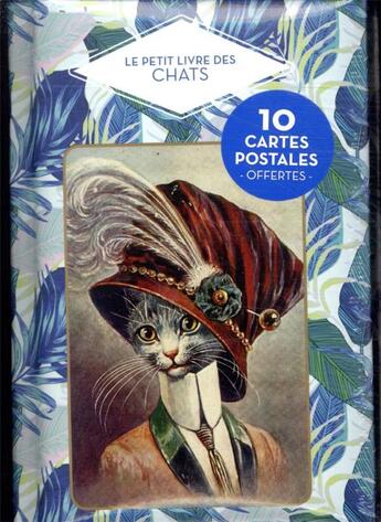 Couverture du livre « Le petit livre des chats + cartes postales » de Brigitte Bulard-Cordeau aux éditions Papier Cadeau