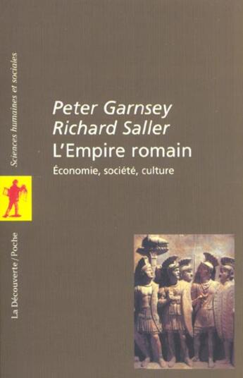 Couverture du livre « L'empire romain » de Garnsey/Saller aux éditions La Decouverte