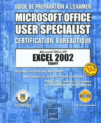 Couverture du livre « Excel 2002 expert » de  aux éditions Eni