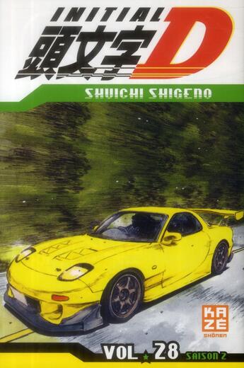 Couverture du livre « Initial D Tome 28 » de Shuichi Shigeno aux éditions Crunchyroll