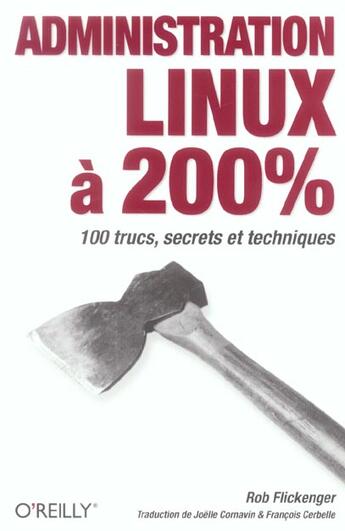 Couverture du livre « O'reilly admi.linux 200% » de Flickenger aux éditions Ellipses