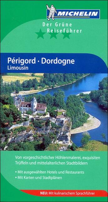 Couverture du livre « Guide vert perigord quercy - allemand » de Collectif Michelin aux éditions Michelin