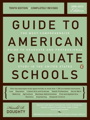 Couverture du livre « Guide to American Graduate Schools » de Doughty Harold R aux éditions Penguin Group Us