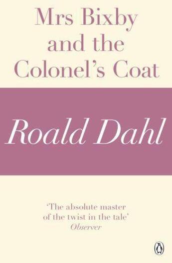 Couverture du livre « Mrs Bixby and the Colonel's Coat (A Roald Dahl Short Story) » de Roald Dahl aux éditions Penguin Books Ltd Digital