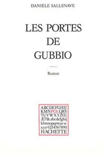 Couverture du livre « Les portes de gubbio » de Sallenave Danielle aux éditions Hachette Litteratures