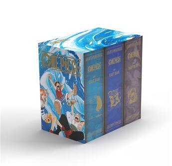 Couverture du livre « One Piece : coffret vol.1 : Tomes 1 à 12 : east blue : coffret vide » de Eiichiro Oda aux éditions Glenat