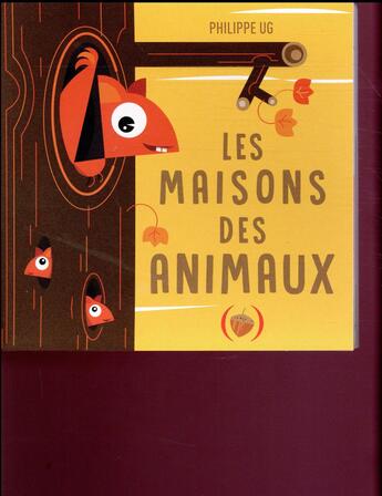 Couverture du livre « Les maisons des animaux » de Philippe Ug aux éditions Des Grandes Personnes