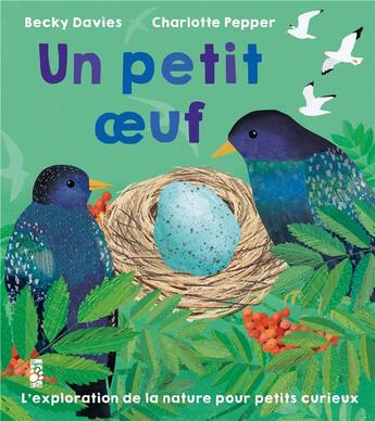 Couverture du livre « Un petit oeuf » de Becky Davies et Charlotte Pepper aux éditions Tigre & Cie