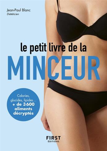 Couverture du livre « Minceur (édition 2022) » de Jean-Paul Blanc aux éditions First