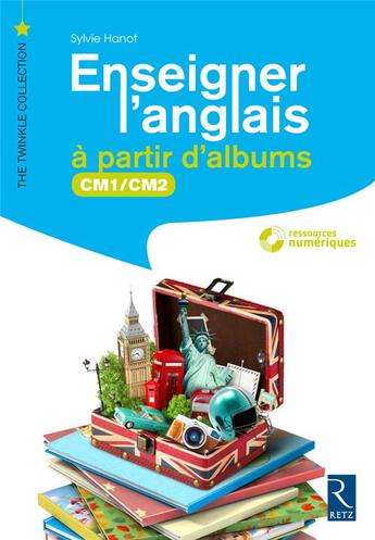 Couverture du livre « Enseigner l'anglais a partir d'album + cd » de  aux éditions Retz