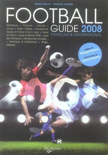 Couverture du livre « Guide du foot français et international (édition 2008) » de Guillet aux éditions De Vecchi