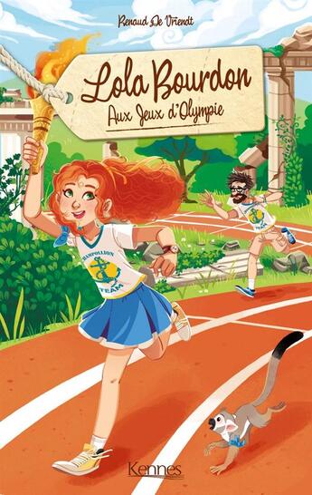 Couverture du livre « Lola Bourdon T.2 ; aux jeux d'Olympie » de Shiilia et Renaud De Vriendt aux éditions Kennes Editions