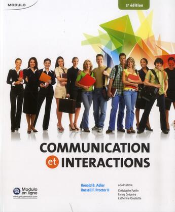 Couverture du livre « Communications et interactions (2e édition) » de  aux éditions Modulo